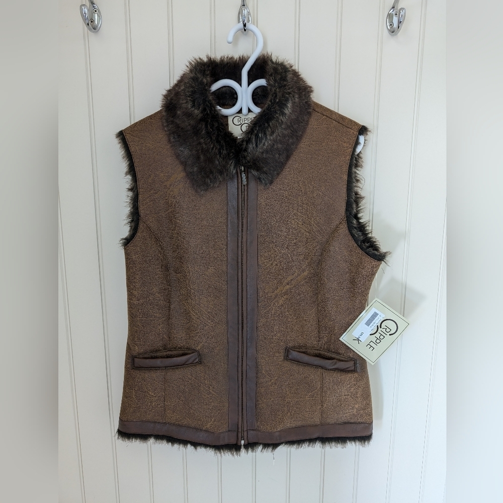 Cripple Creek faux fur vest